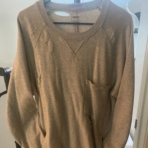 Hudson Jeans Distressed Pullover